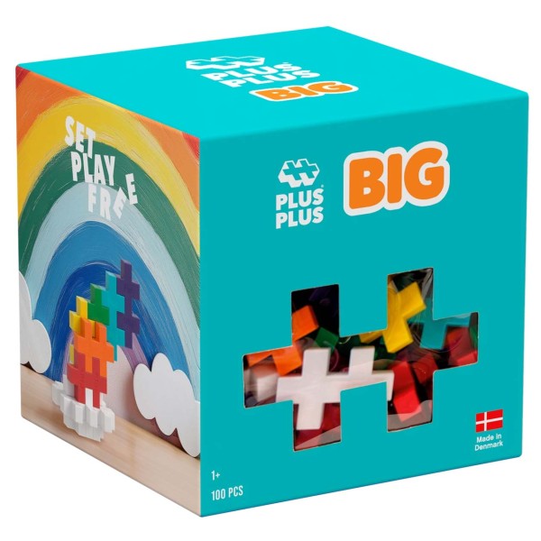 Plus-Plus Big Regenbogen - 100 Bausteine Plus-Plus Big Regenbogen - 100 Bausteine