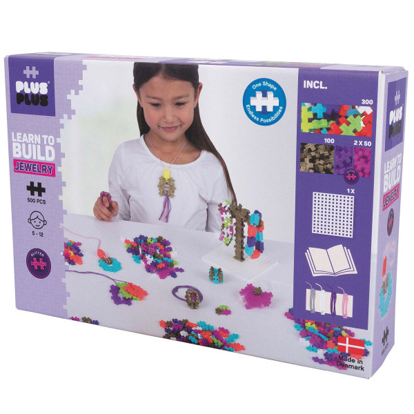 Plus-Plus Mini Glitzer: Learn to Build Jewelry - 500 Bausteine Plus-Plus Mini Glitzer: Learn to Build Jewelry - 500 Bausteine