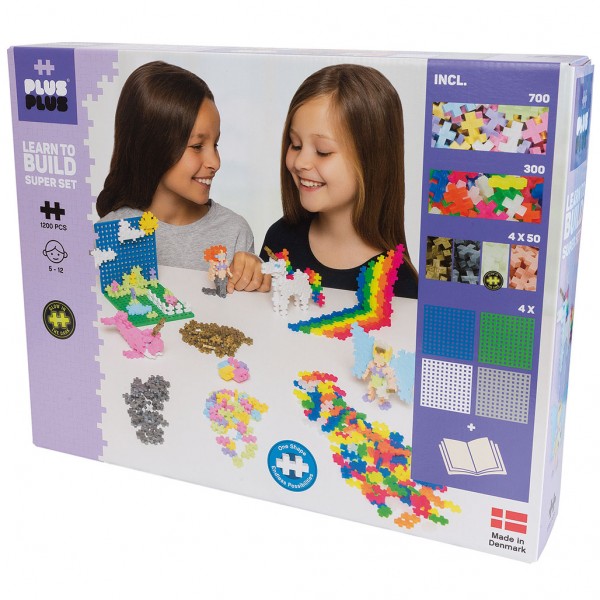 Plus-Plus Mini Pastel: Learn to Build XL - 1200 Bausteine Plus-Plus Mini Pastel: Learn to Build XL - 1200 Bausteine
