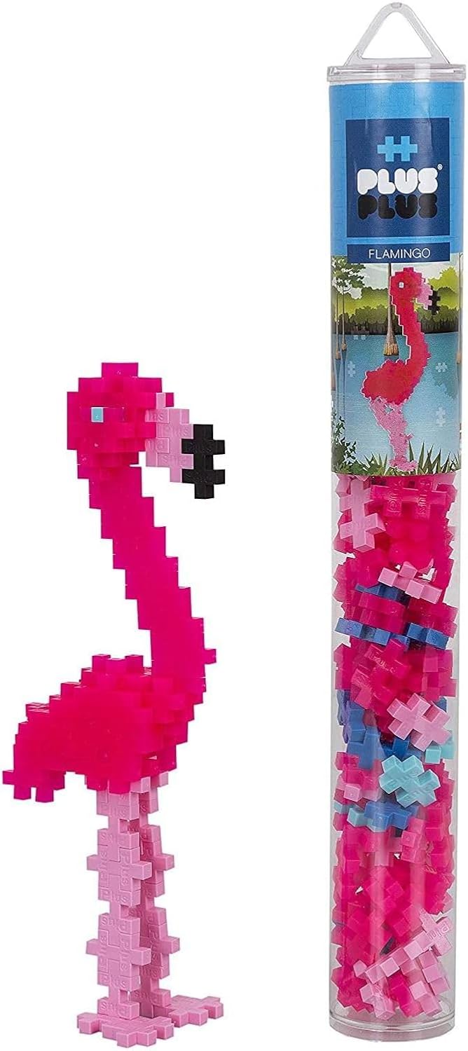 Plus-Plus - Tube Flamingo 100 Kreativ Bausteine Plus-Plus - Tube Flamingo 100 Kreativ Bausteine