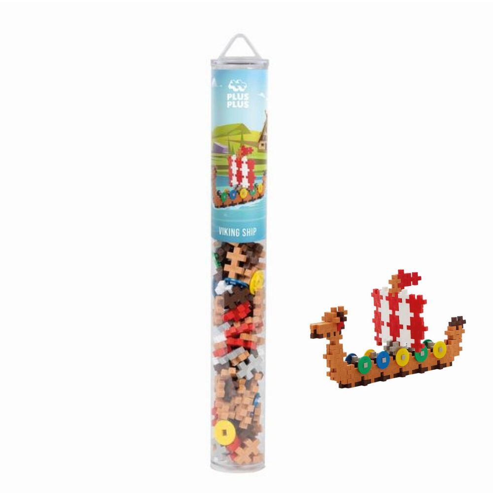 Plus-Plus - Tube Wikingerschiff 100 Kreativ Bausteine Plus-Plus - Tube Wikingerschiff 100 Kreativ Bausteine