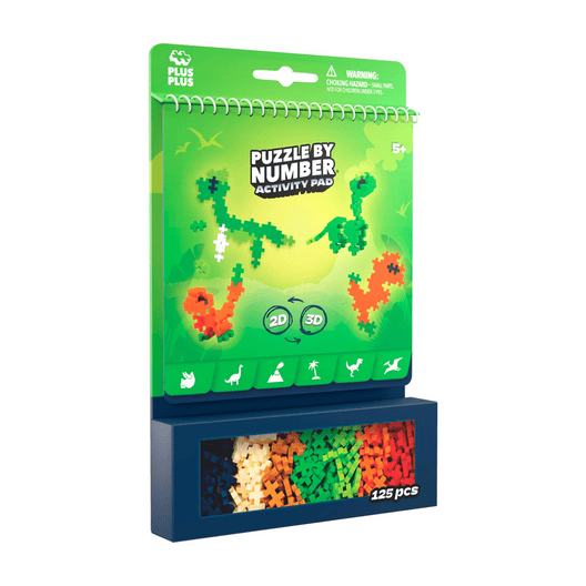 PlusPlus - PLUSPLUS 125 Teile: Bausteine Puzzle Dinosaurier PlusPlus - PLUSPLUS 125 Teile: Bausteine Puzzle Dinosaurier