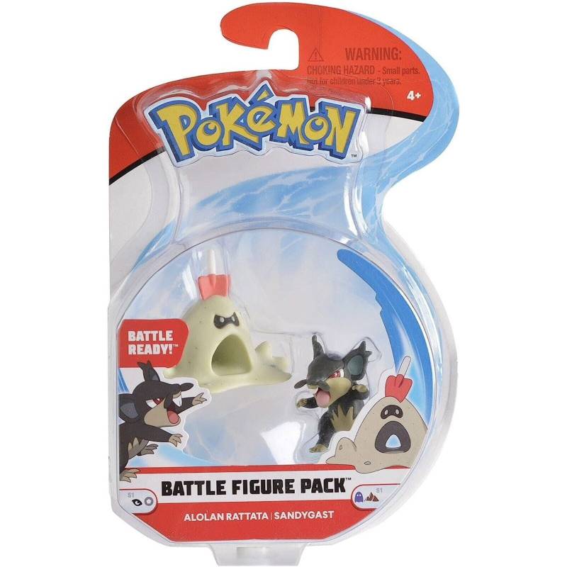 Jazwares Pokemon Battle Pack Figur Minifiguren Sortiment 5 cm, Spielfigur, Actionfigur