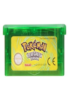 Pokemon LeafGreen Version ESP Version Spanish Language 32 Bit Game For Nintendo GBA Console Nintendo 3DS