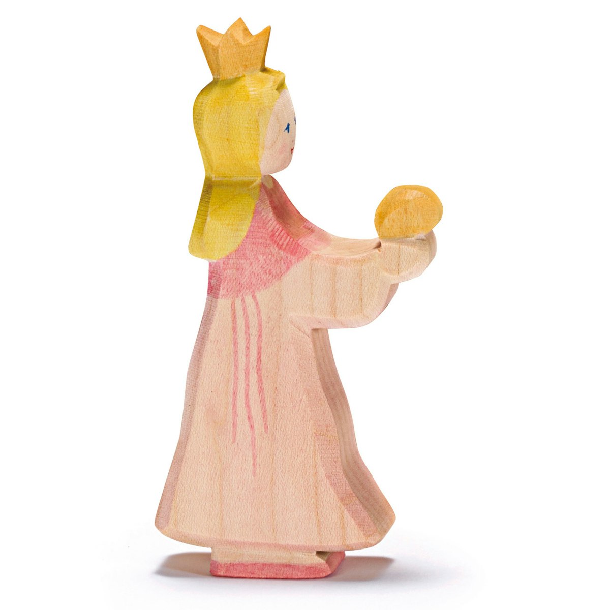 Prinzessin für Froschkönig Holzfigur 12,5 cm Prinzessin für Froschkönig Holzfigur 12,5 cm