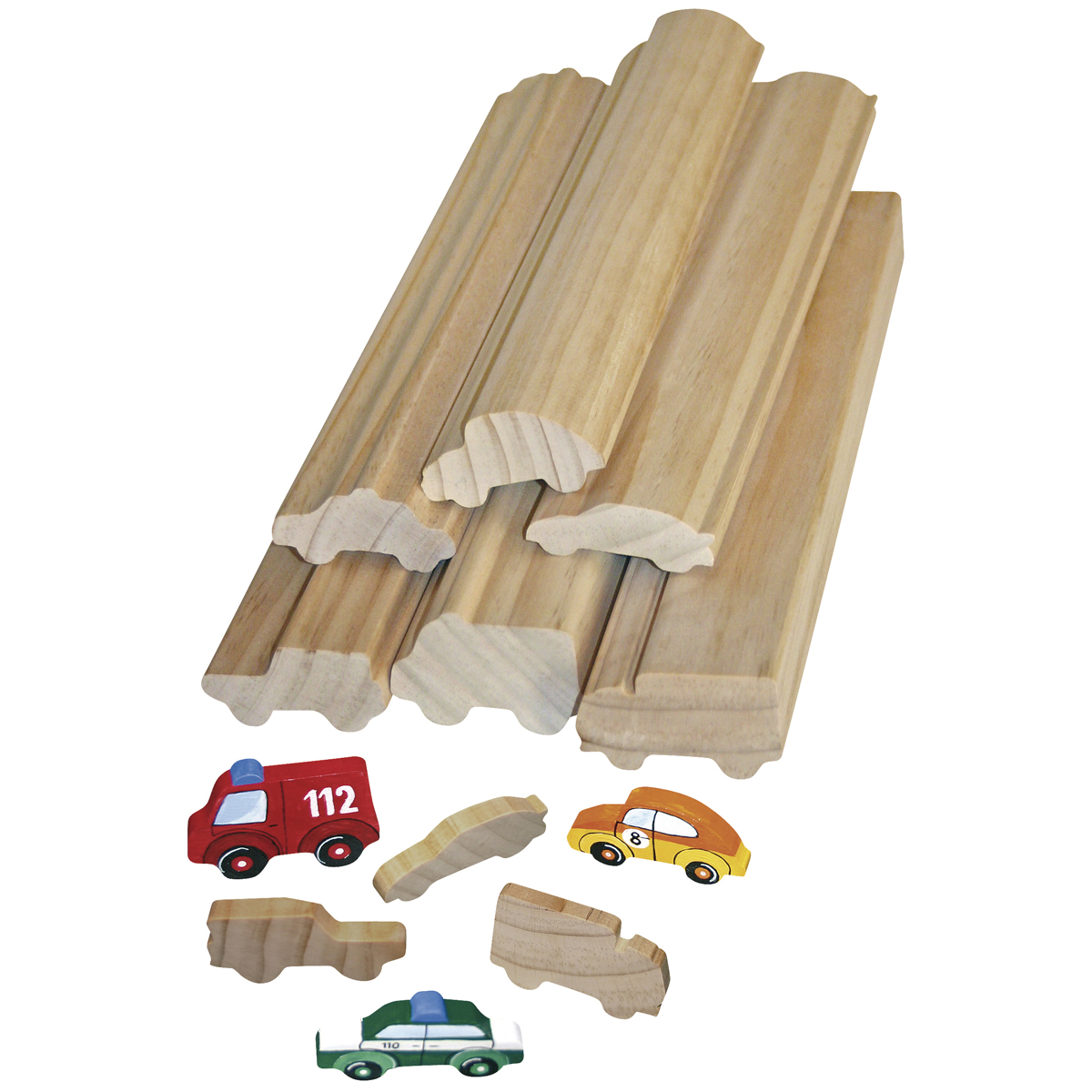 Profilholz Fahrzeuge 6er Set Profilholz Fahrzeuge 6er Set