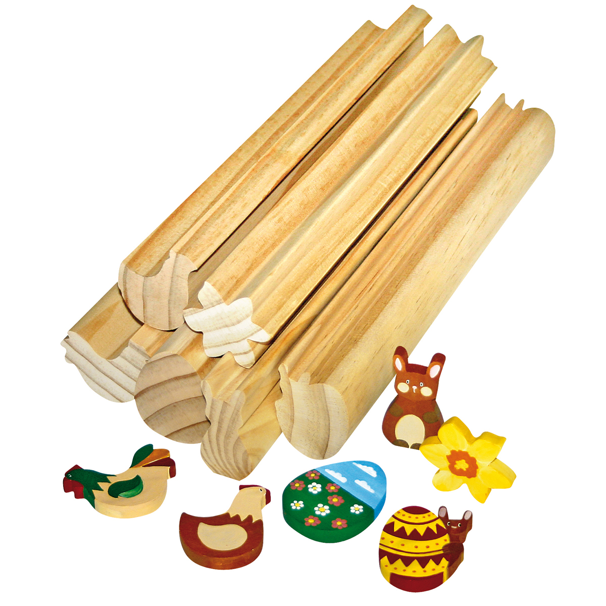 Profilholz Ostern 6er Set Profilholz Ostern 6er Set
