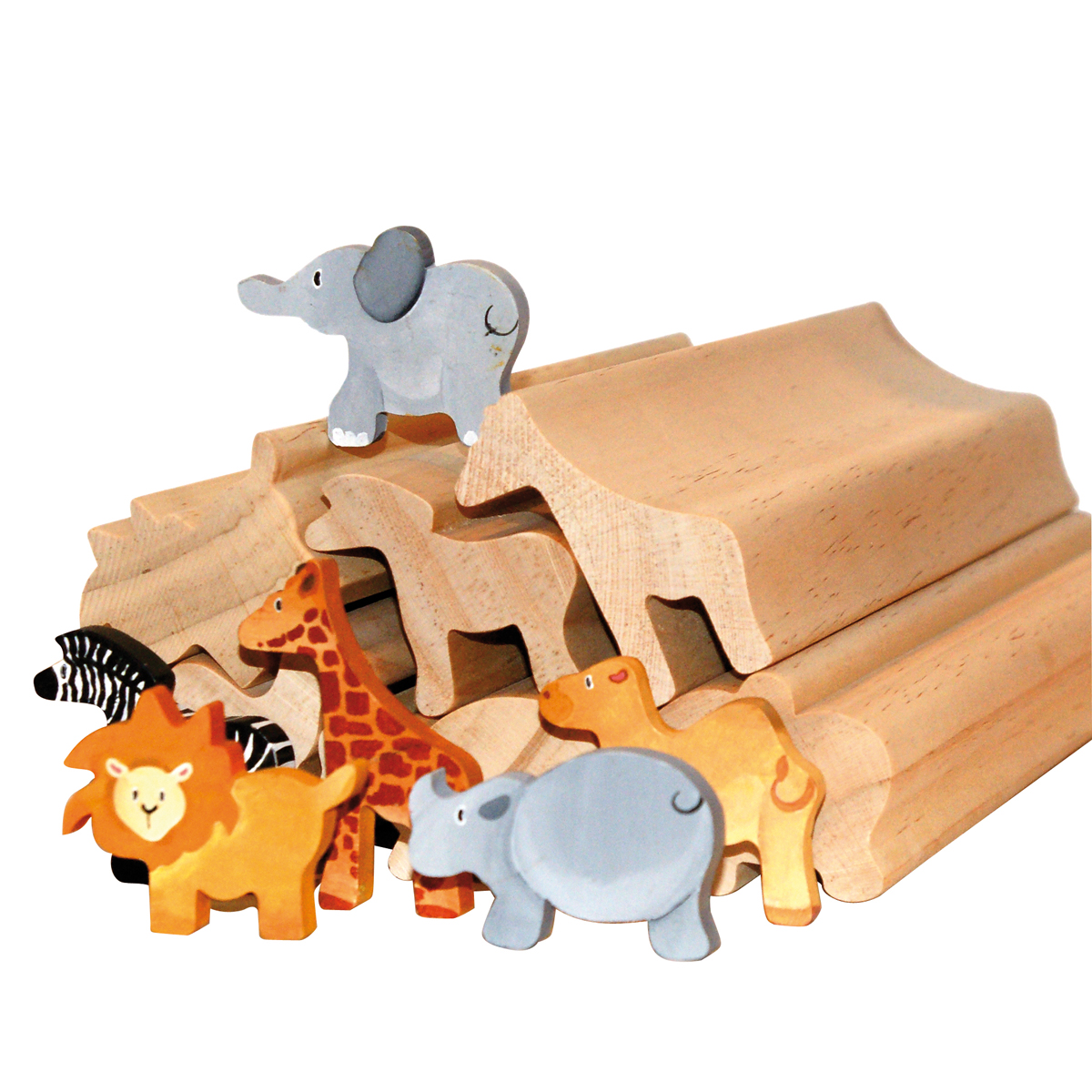 Profilholz Wildtiere 6er Set Profilholz Wildtiere 6er Set