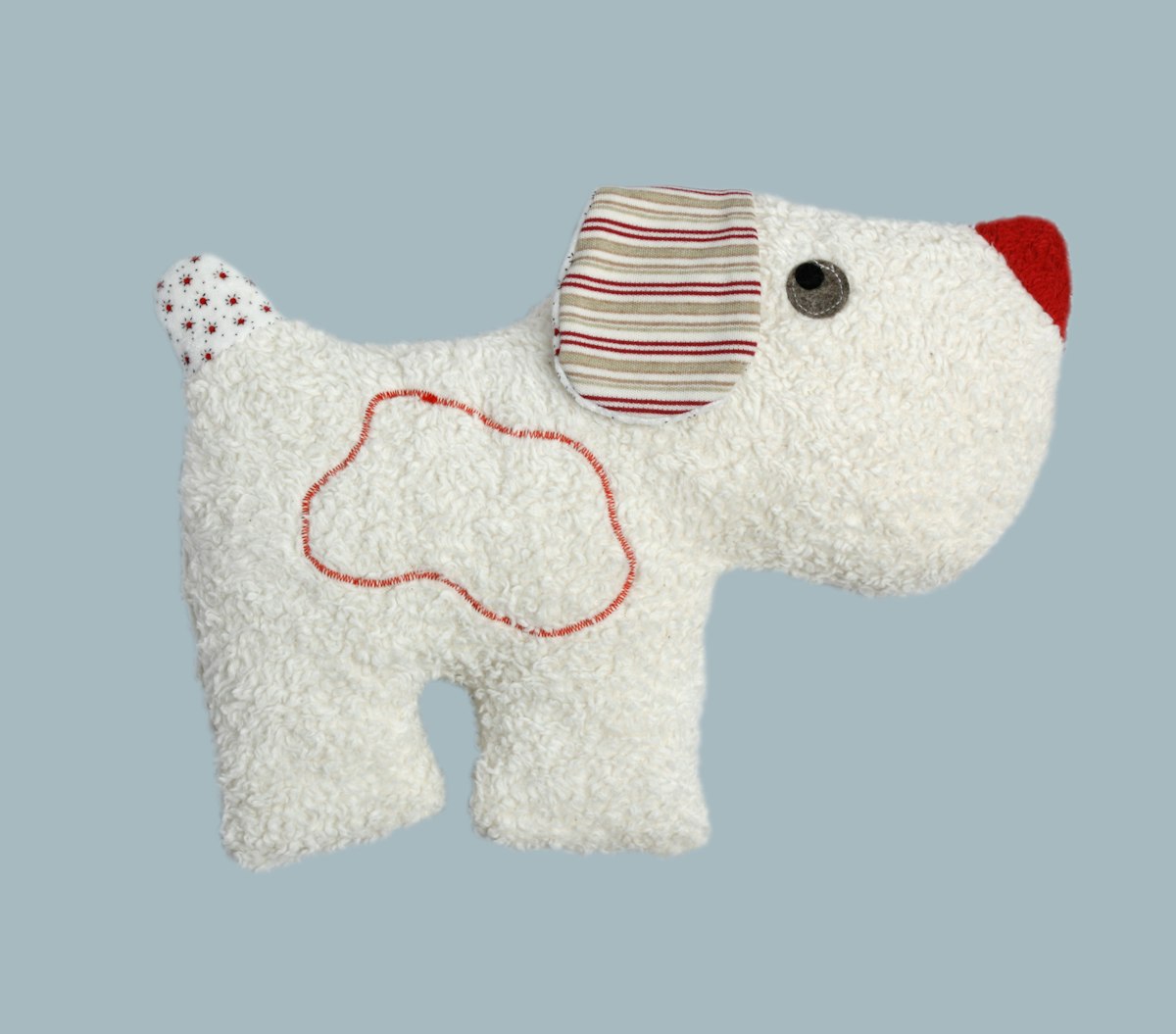 Putziger Hund als Kirschkernkissen Putziger Hund als Kirschkernkissen