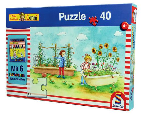 Puzzle - Conni im Blumengarten - Meine Freundin Conni - Puzzle 40 Teile Puzzle - Conni im Blumengarten - Meine Freundin Conni - Puzzle 40 Teile