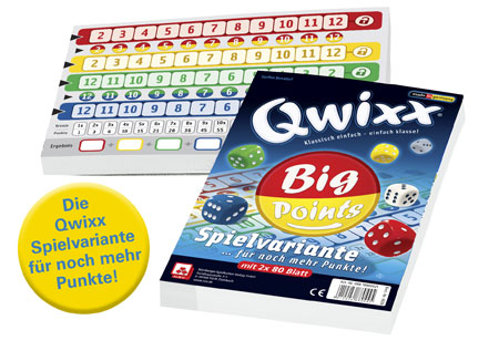 Qwixx | Big Points - Zusatzbl�cke (2er)