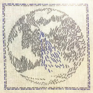 Queen's Embroidery Stickereiset - Dänisches Wetter Februar 24 x 24 cm