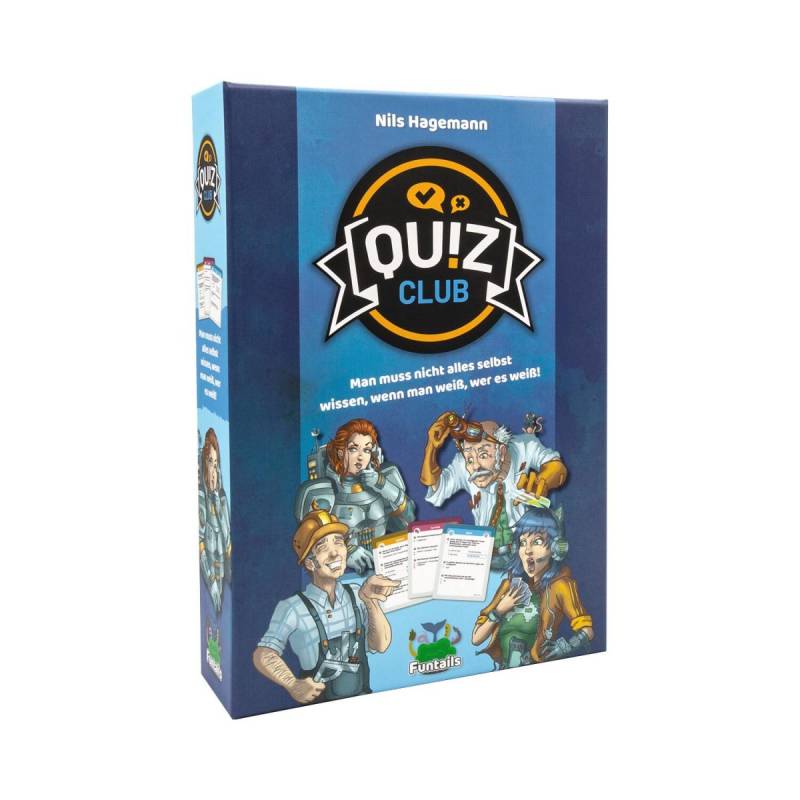 Quiz Club (Deutsch) Funtails Fragen Kartenspiel Quizspiel kooperativ kompetitiv