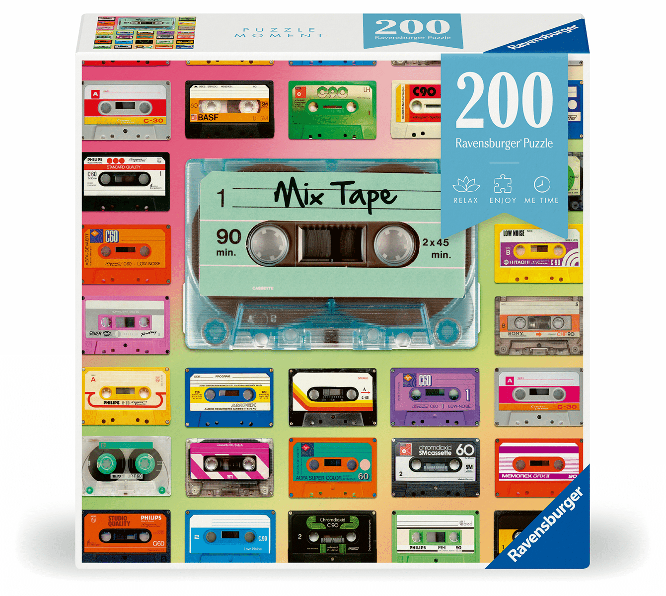 RAVENSBURGER Puzzle 200 Teile Moment: Mix Tape RAVENSBURGER Puzzle 200 Teile Moment: Mix Tape