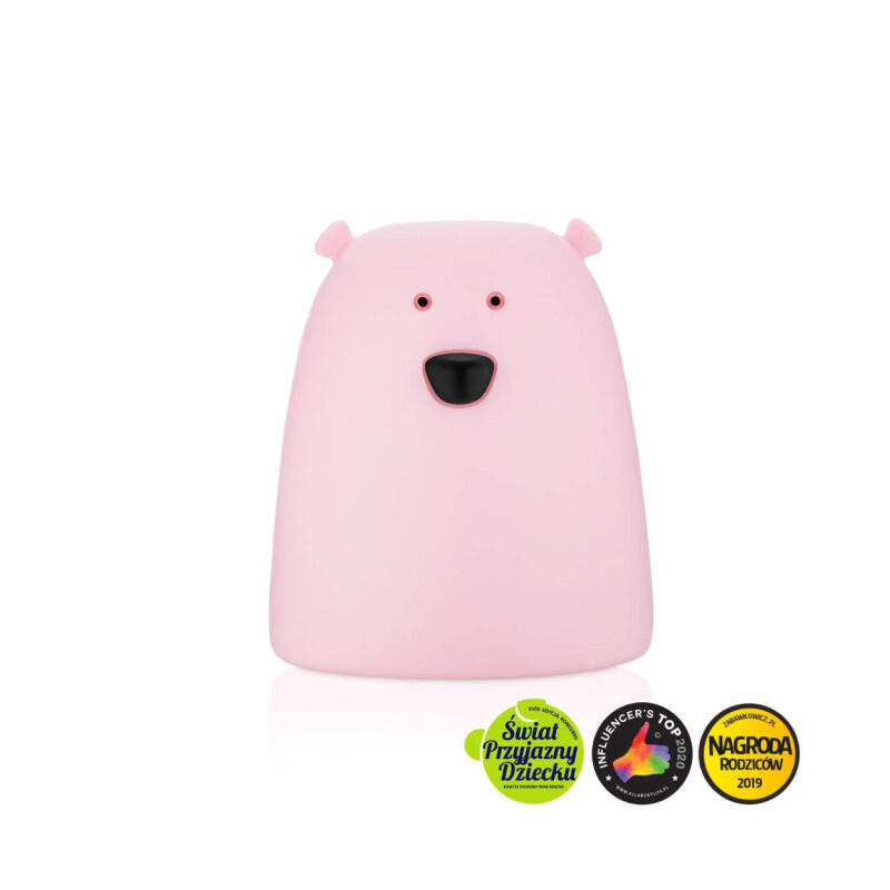 Rabbit & Friends - Nachtlicht Bär rosa / klein Rabbit & Friends - Nachtlicht Bär rosa / klein