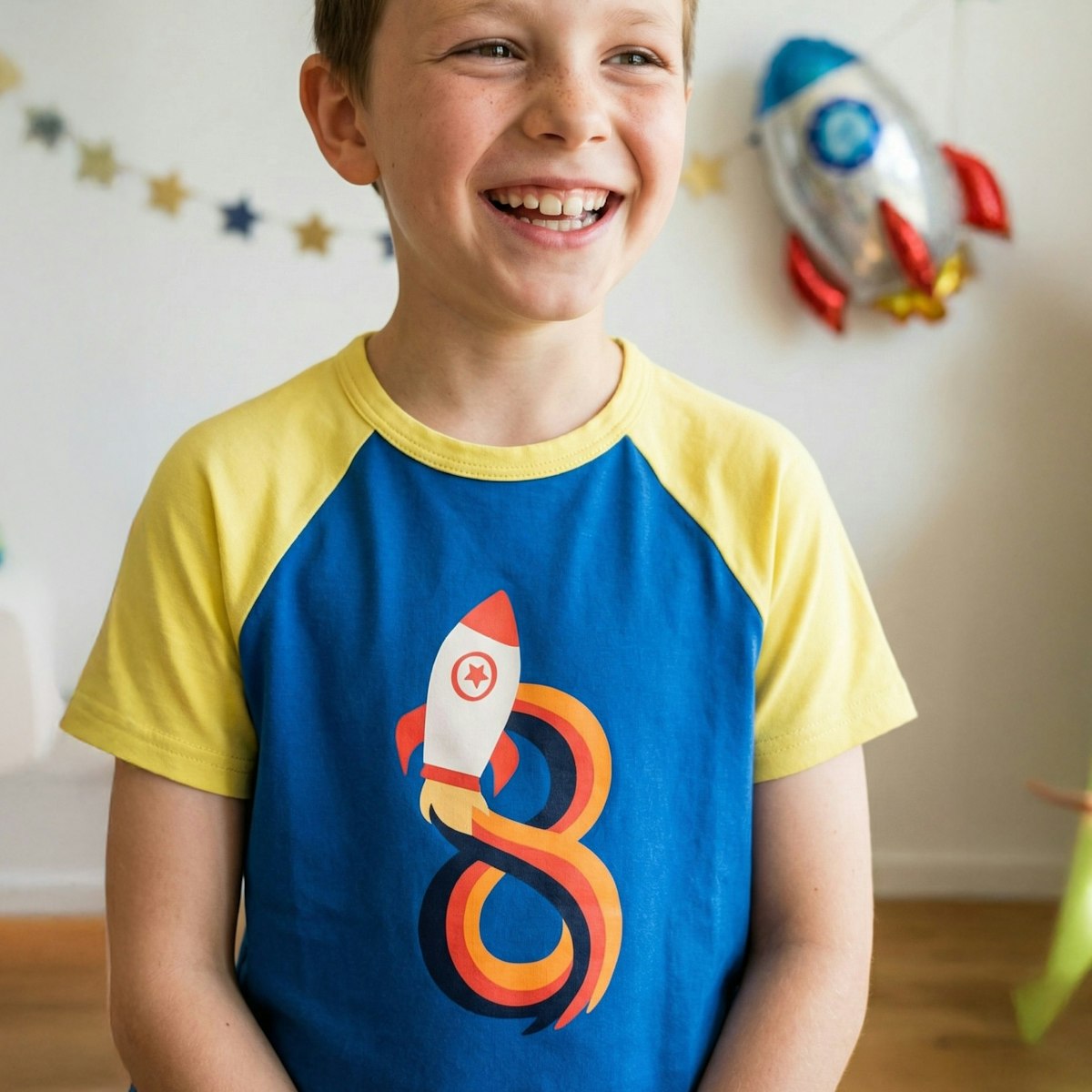 Raglanshirt kurzarm 8 Jahre Rakete 134/140 Raglanshirt kurzarm 8 Jahre Rakete 134/140