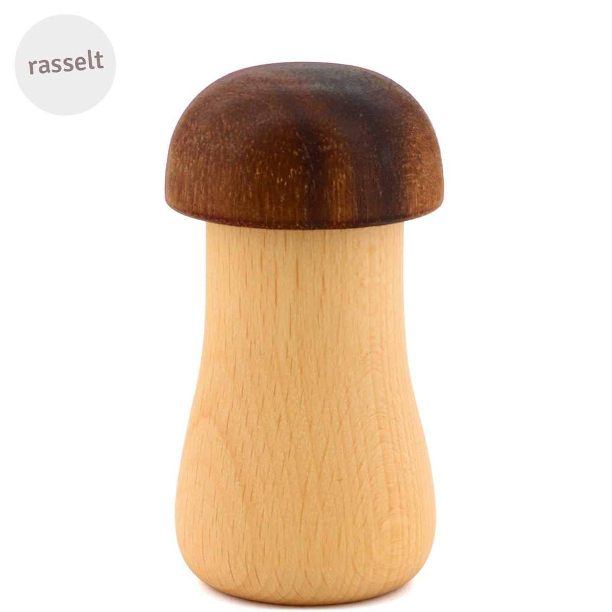 Rassel-Pilz für Kinder ab 1 Jahr – 7 cm Rassel-Pilz für Kinder ab 1 Jahr – 7 cm