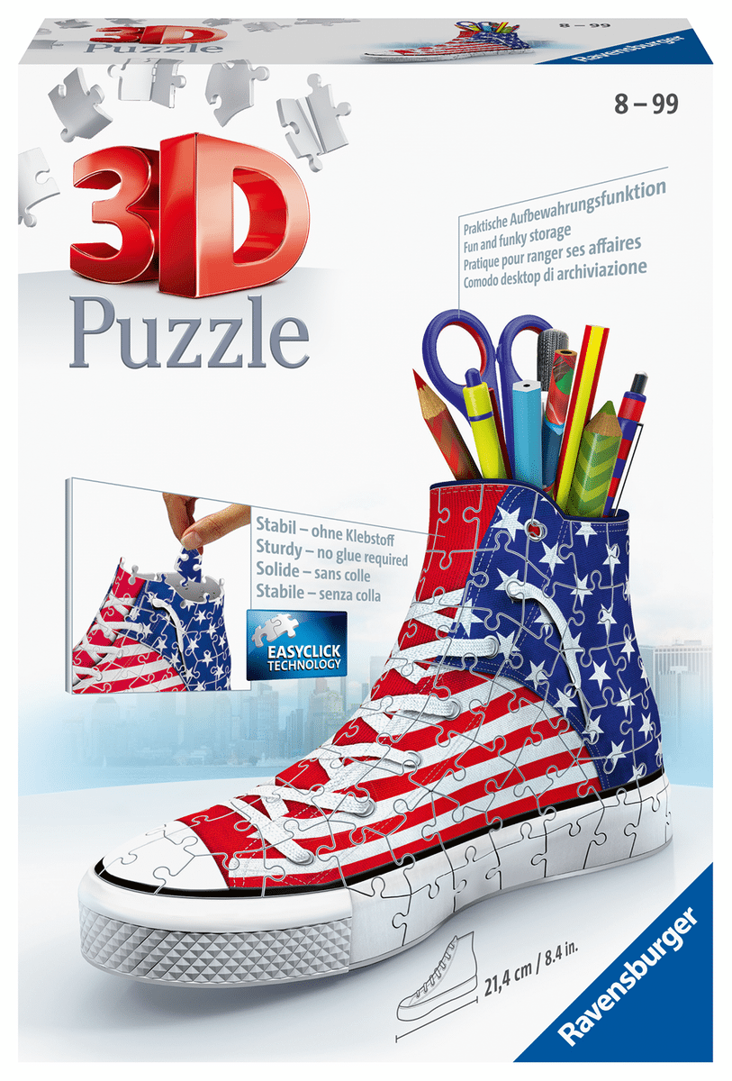 Ravensburger - 3D Puzzle Sneaker American Style Ravensburger - 3D Puzzle Sneaker American Style