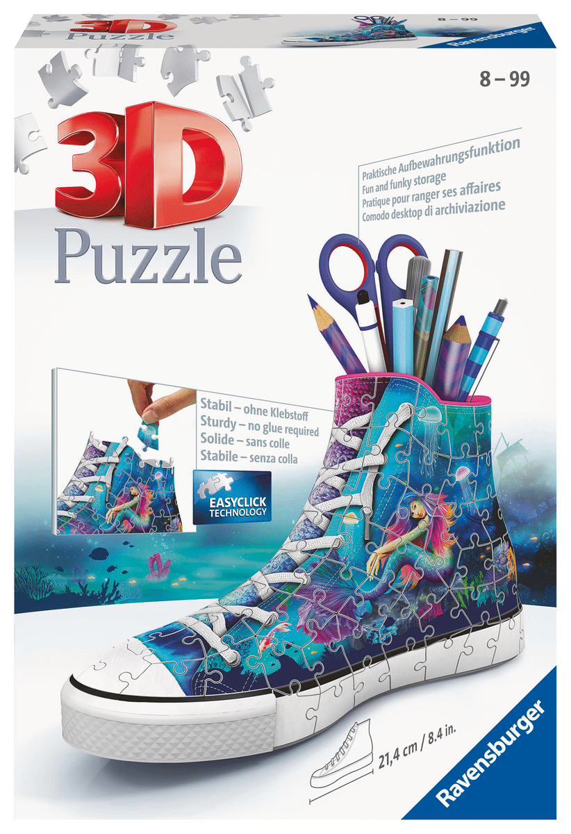 Ravensburger - 3D Puzzle Sneaker Meerjungfrau Ravensburger - 3D Puzzle Sneaker Meerjungfrau