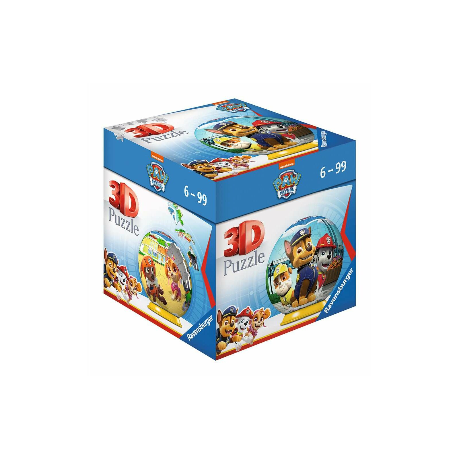 Ravensburger - 3D Puzzleball PAW-PATROL (54 TEILE)