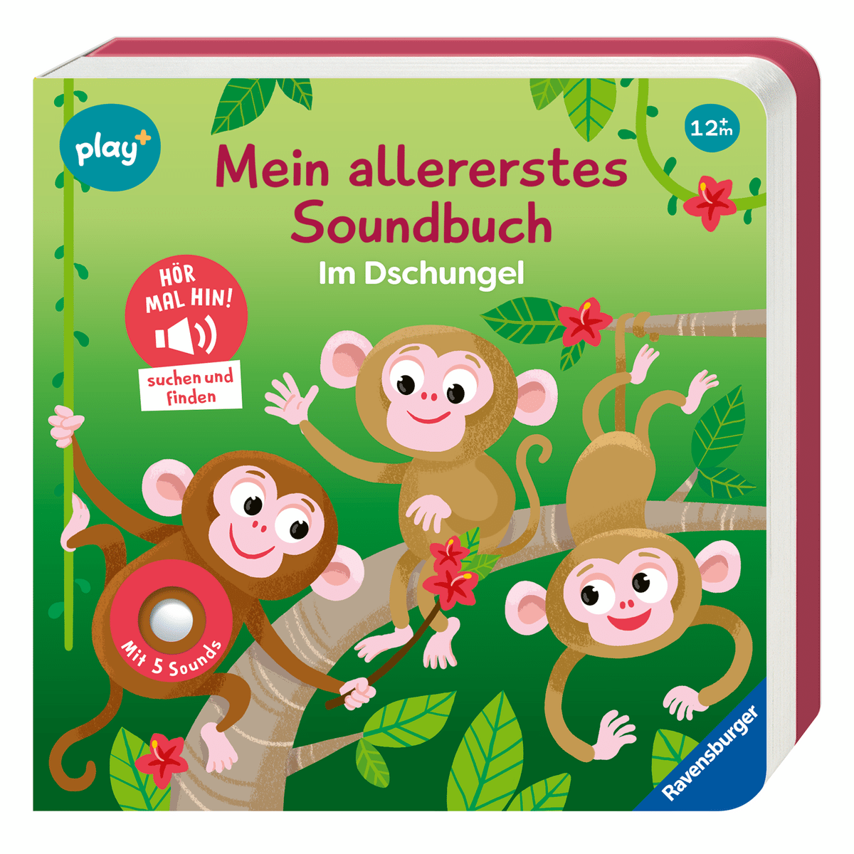 Ravensburger - Play+ Mein allererstes Soundbuch Im Dschungel - ab 12 Monate Ravensburger - Play+ Mein allererstes Soundbuch Im Dschungel - ab 12 Monate