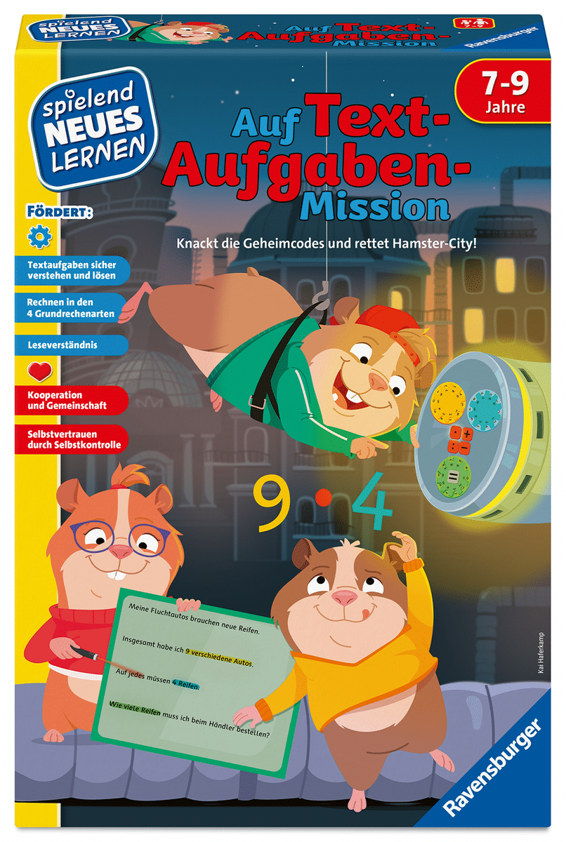Ravensburger - Auf Textaufgaben-Mission – Lernspiel ab 7 Jahren Ravensburger - Auf Textaufgaben-Mission – Lernspiel ab 7 Jahren