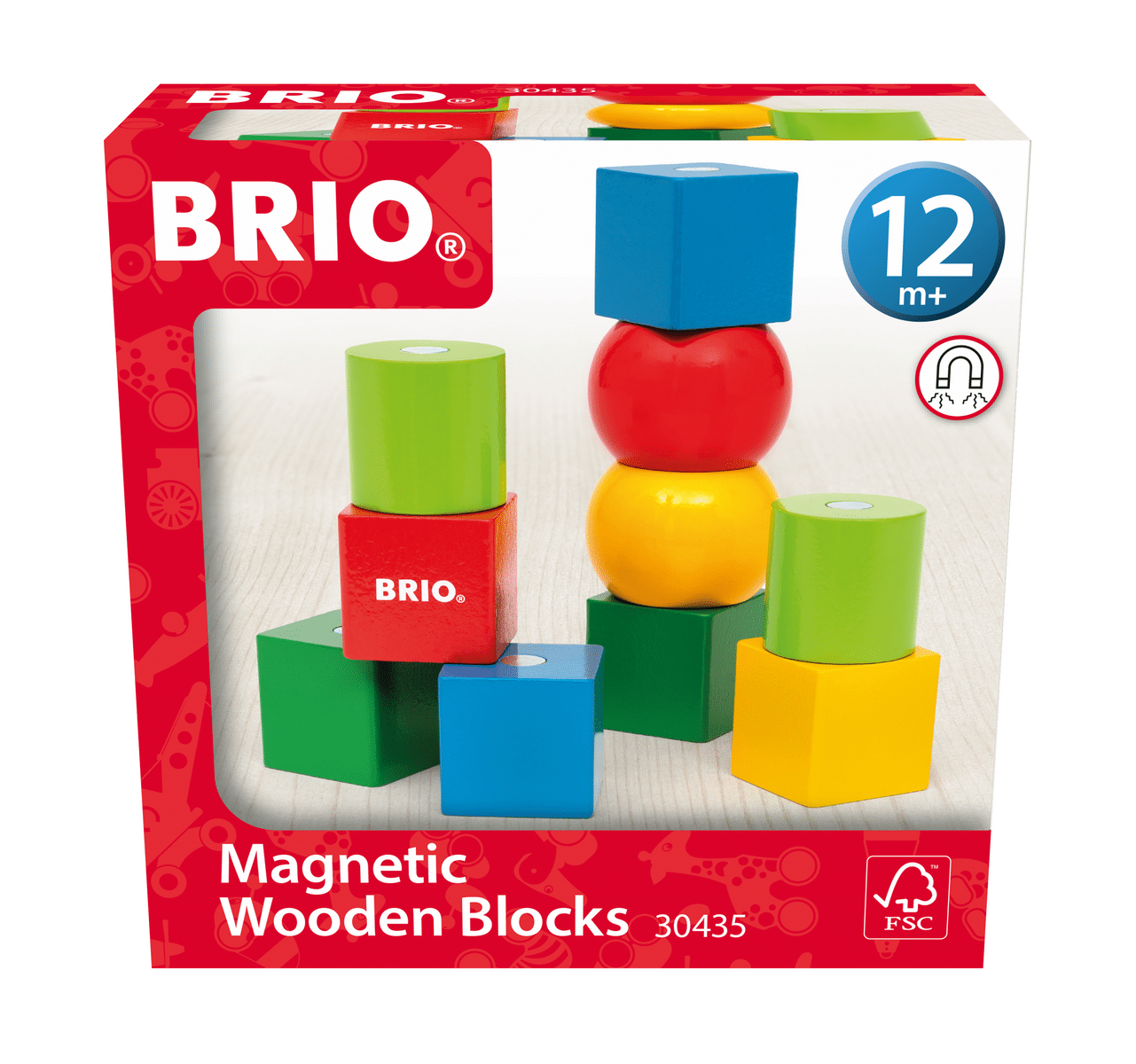Ravensburger - BRIO Magnetische Holzbausteine - Lernspielzeug für Kinder ab 12 Monaten Ravensburger - BRIO Magnetische Holzbausteine - Lernspielzeug für Kinder ab 12 Monaten