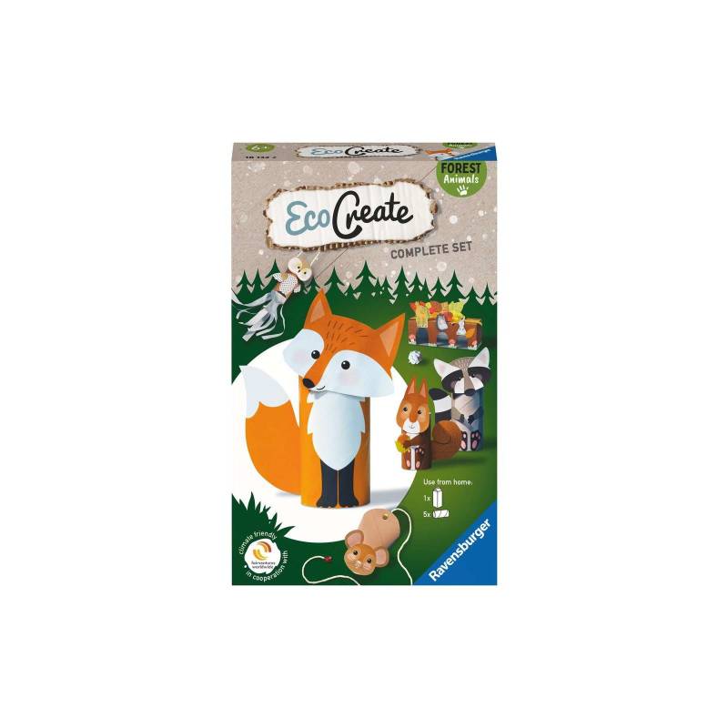 Ravensburger - Bastelset EcoCreate Forest Animals