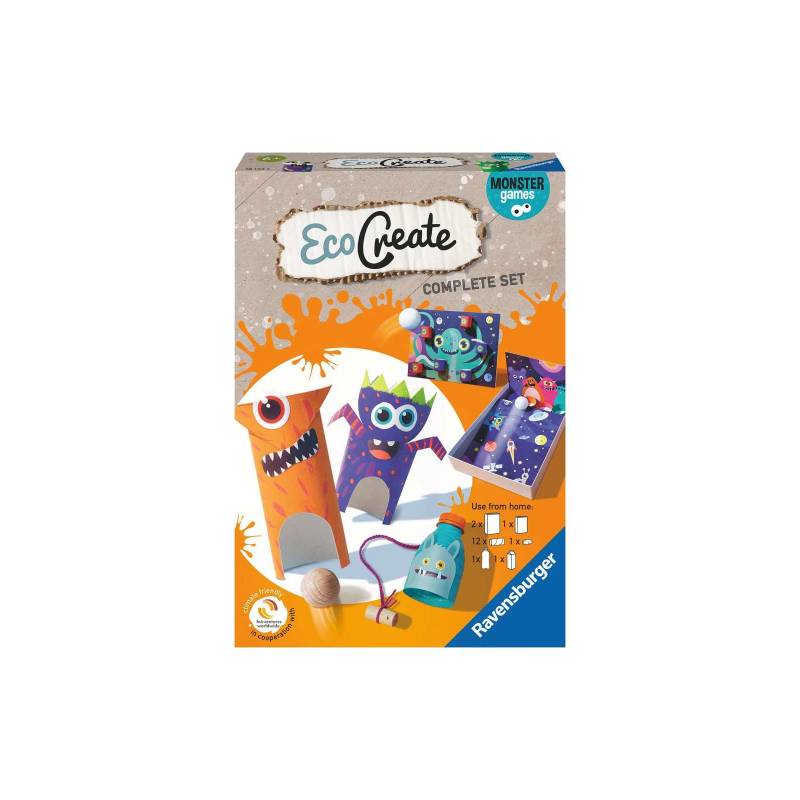 Ravensburger - Bastelset EcoCreate Monster Games