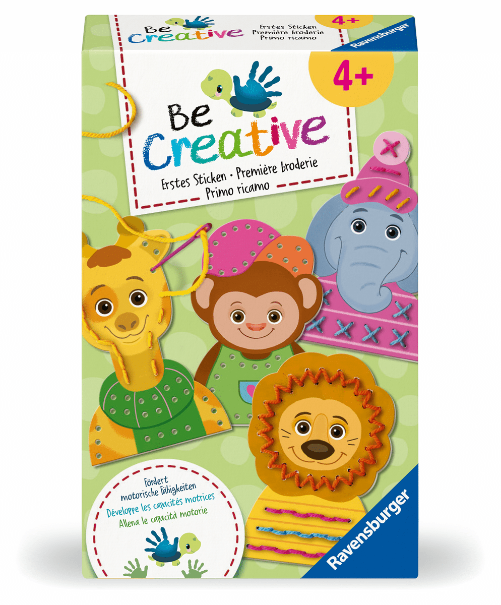 Ravensburger - BeCreative Mini - Erstes Sticken - Bastelset für Kinder ab 4 Jahren Ravensburger - BeCreative Mini - Erstes Sticken - Bastelset für Kinder ab 4 Jahren