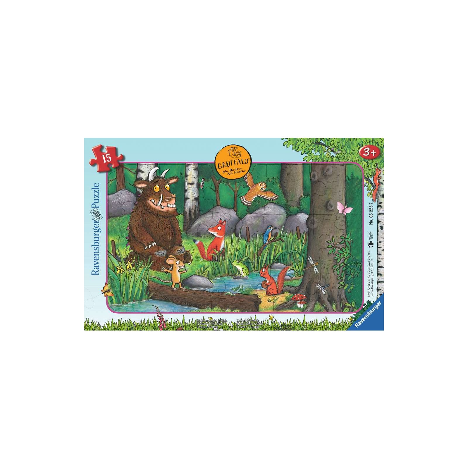 Ravensburger - Die Maus und der Grüffelo RAHMENPUZZLE (15 TEILE)