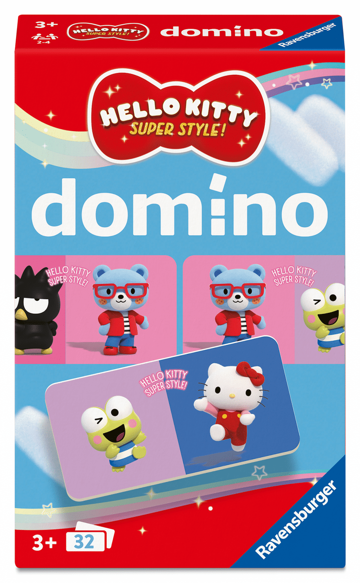 Ravensburger - Domino Hello Kitty - Reisespiel ab 3 Jahre Ravensburger - Domino Hello Kitty - Reisespiel ab 3 Jahre