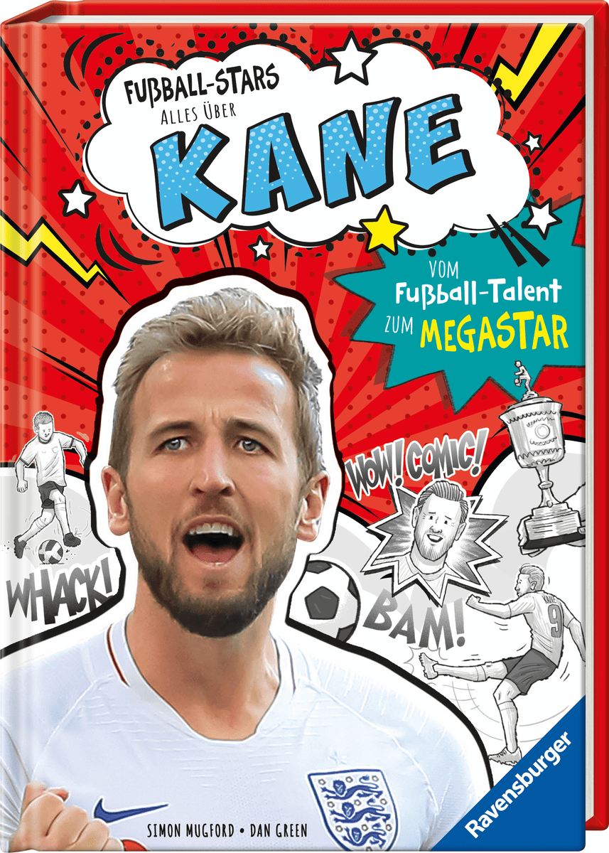 Ravensburger - Fußball-Stars - Alles über Kane. Vom Fußball-Talent zum Megastar Ravensburger - Fußball-Stars - Alles über Kane. Vom Fußball-Talent zum Megastar