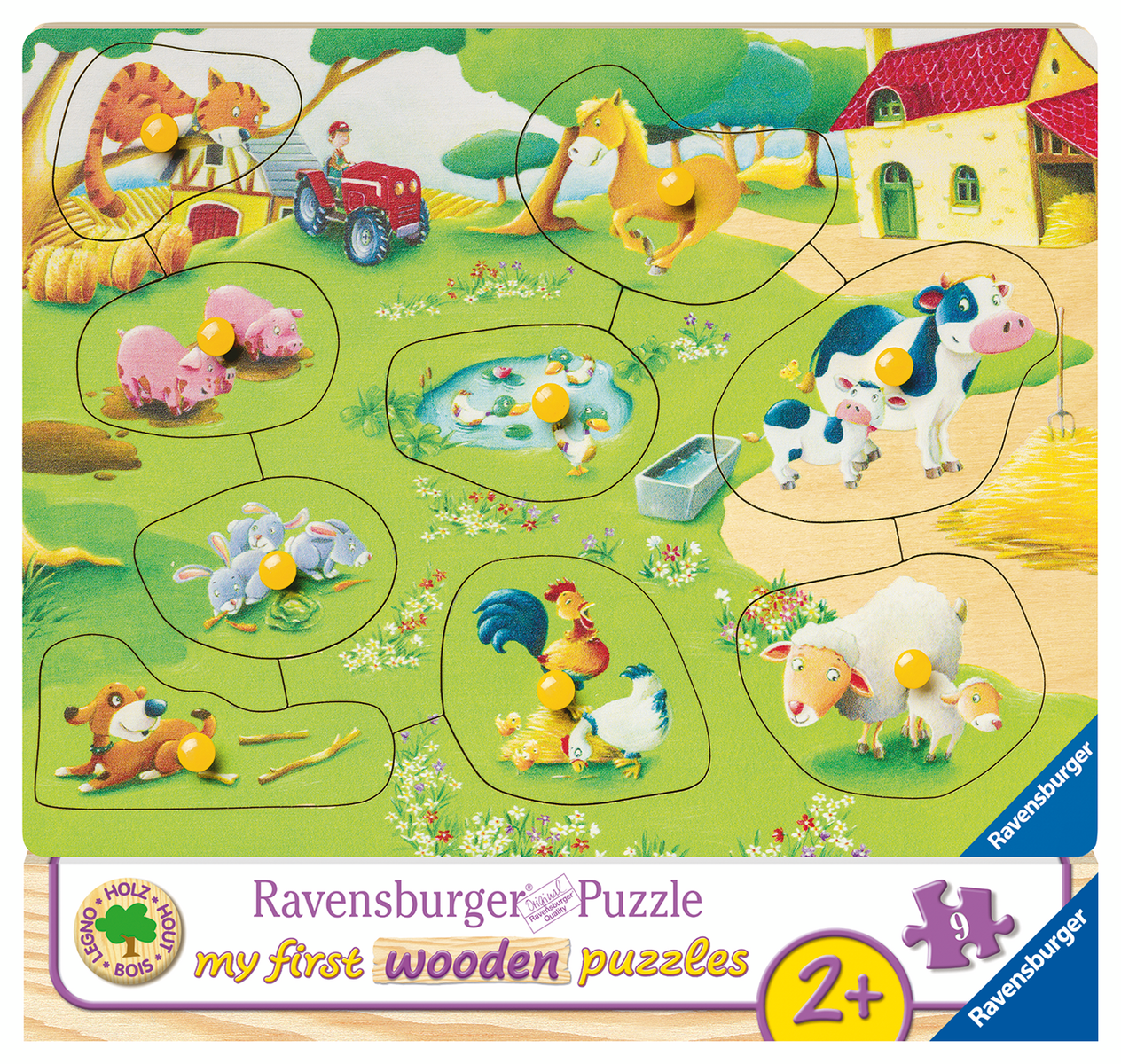 Ravensburger - Holz – my first wooden puzzles Kleiner Bauernhof 9 Teile Ravensburger - Holz – my first wooden puzzles Kleiner Bauernhof 9 Teile