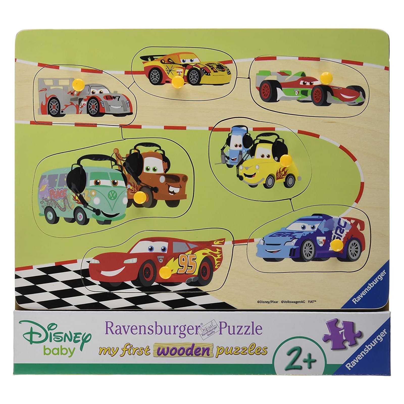 Ravensburger - Holzpuzzle Cars: Cars Familie (A)