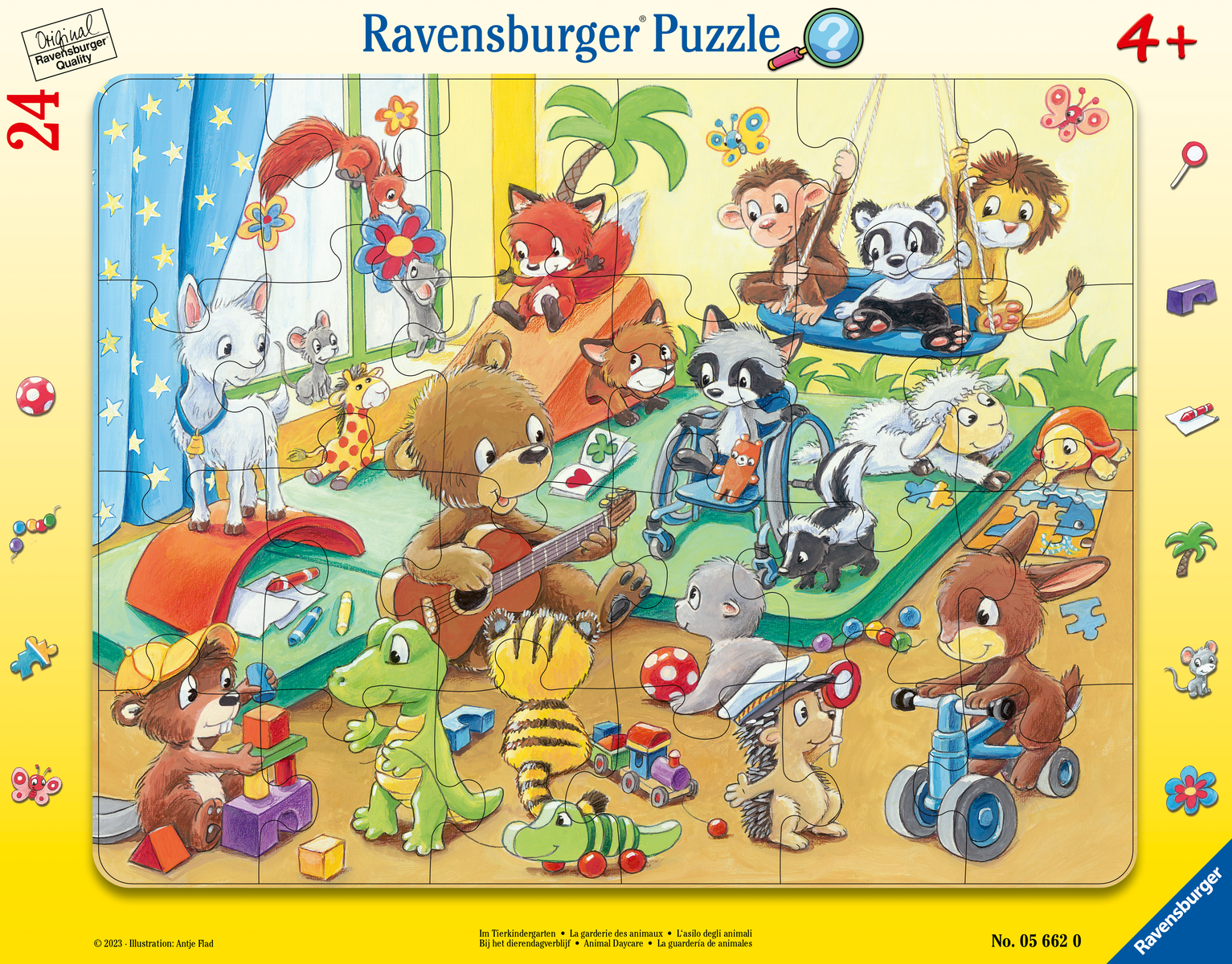 Ravensburger - Im Tierkindergarten Kinderpuzzle Rahmenpuzzle Ravensburger - Im Tierkindergarten Kinderpuzzle Rahmenpuzzle