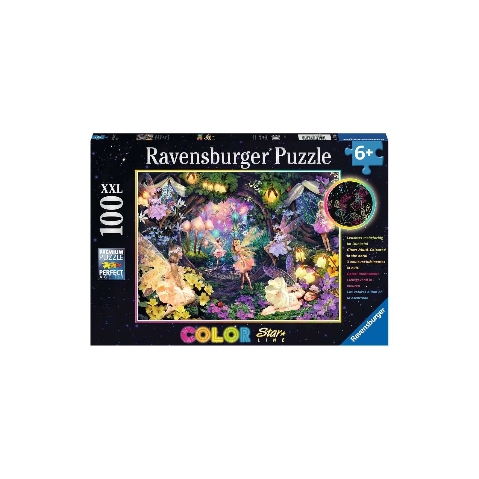 Ravensburger - Leuchtende Waldfeen XXL PUZZLE (100 TEILE)