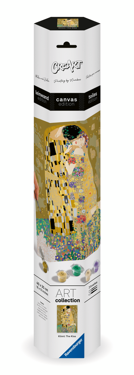 Ravensburger - Malset Canvas Klimt: The Kiss Ravensburger - Malset Canvas Klimt: The Kiss
