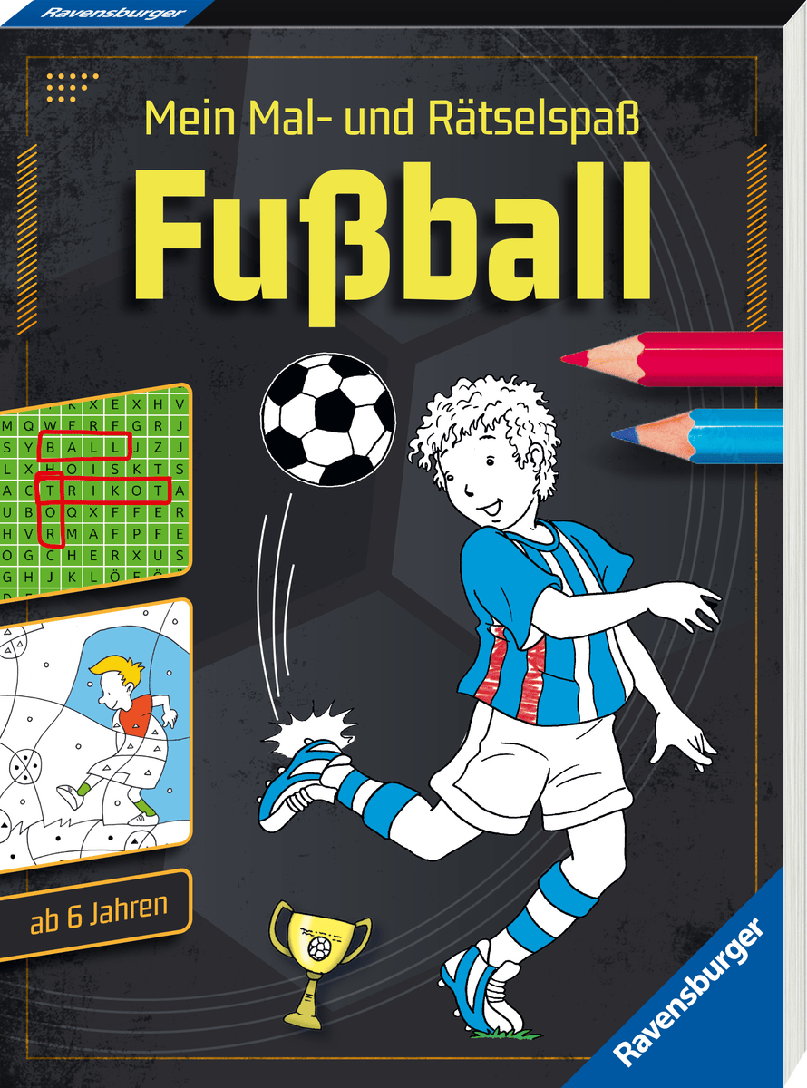 Ravensburger - Ravensburger Mein Mal- und Rätselspaß: Fußball Ravensburger - Ravensburger Mein Mal- und Rätselspaß: Fußball