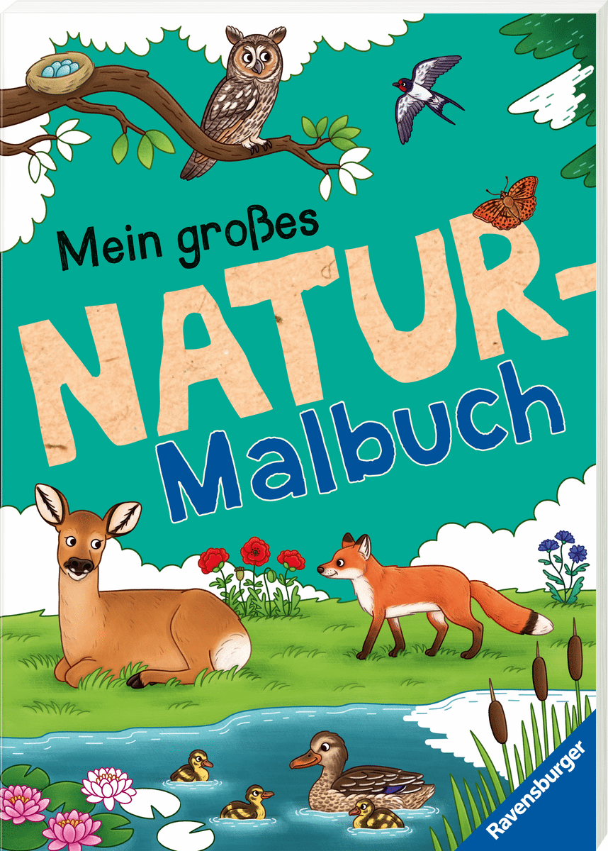 Ravensburger - Mein großes Natur-Malbuch Ravensburger - Mein großes Natur-Malbuch