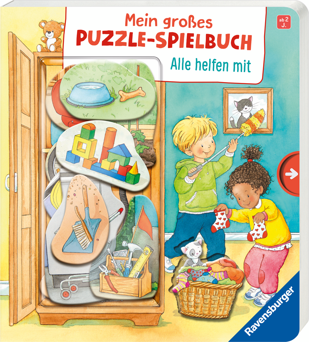 Ravensburger - Mein großes Puzzle-Spielbuch - Alle helfen mit Ravensburger - Mein großes Puzzle-Spielbuch - Alle helfen mit