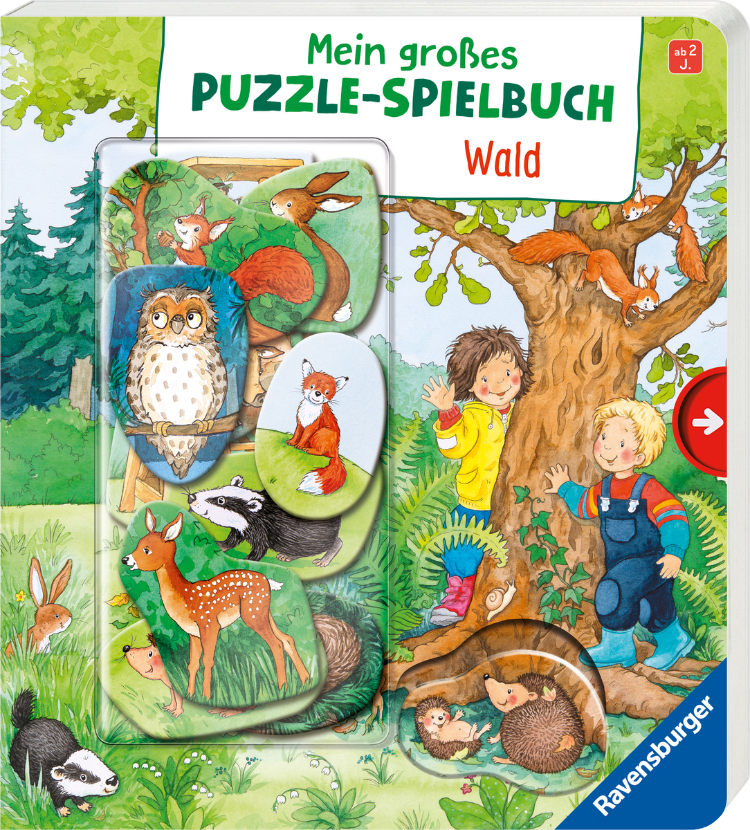 Ravensburger - Mein großes Puzzle-Spielbuch - Wald Ravensburger - Mein großes Puzzle-Spielbuch - Wald