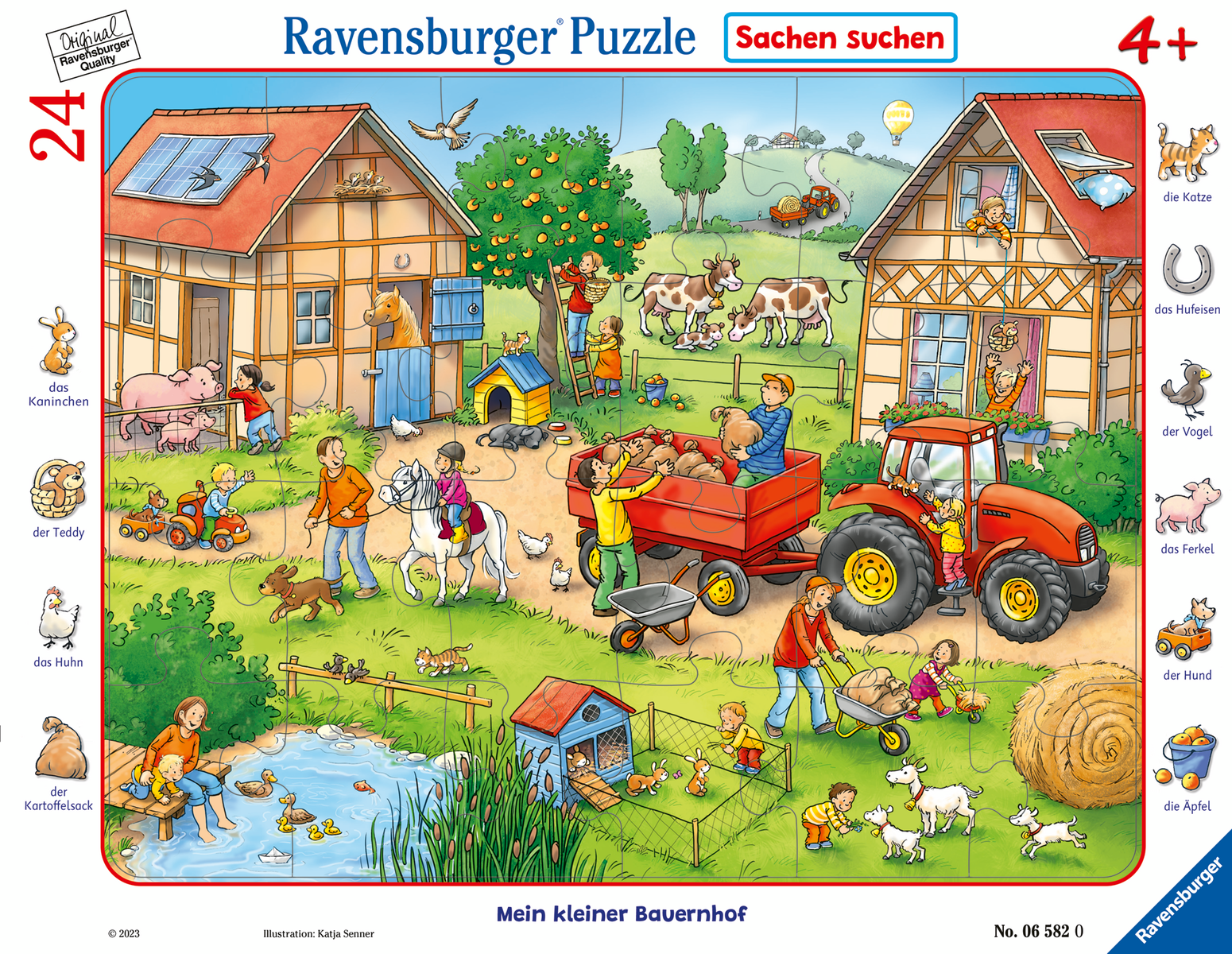 Ravensburger - Mein kleiner Bauernhof 24 Teile Rahmenpuzzle Ravensburger - Mein kleiner Bauernhof 24 Teile Rahmenpuzzle