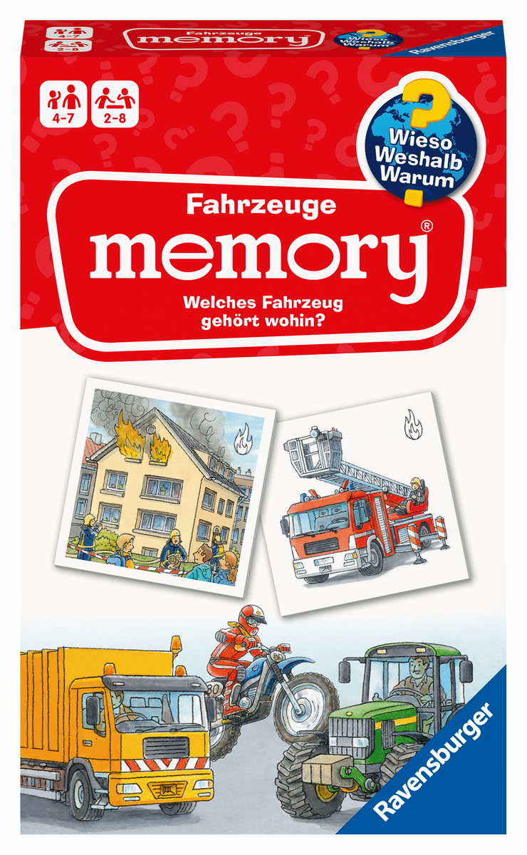Ravensburger - Memory WWW Fahrzeuge Ravensburger - Memory WWW Fahrzeuge
