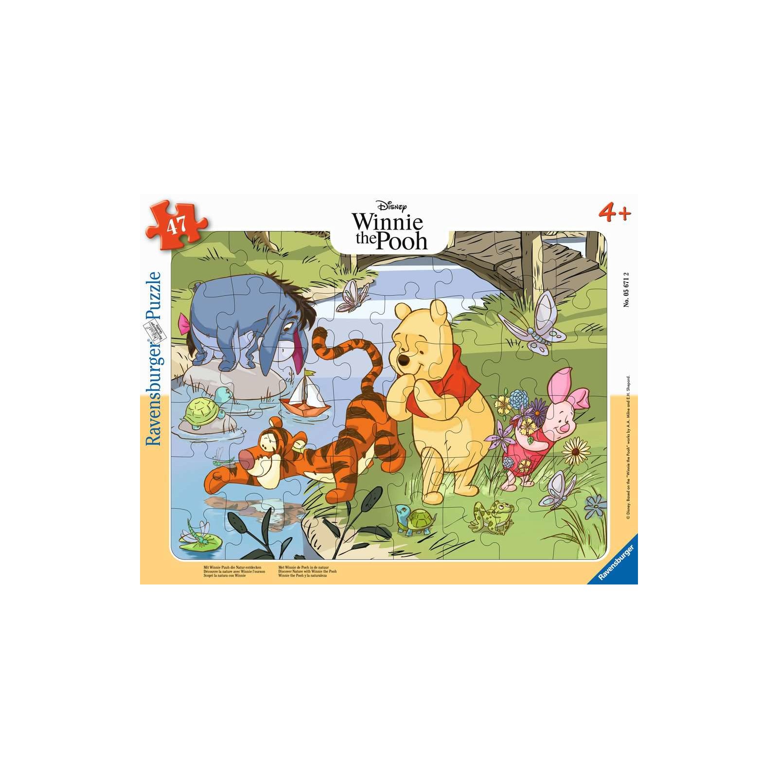 Ravensburger - Mit Winnie Puuh die Natur entdecken RAHMENPUZZLE (48 TEILE)