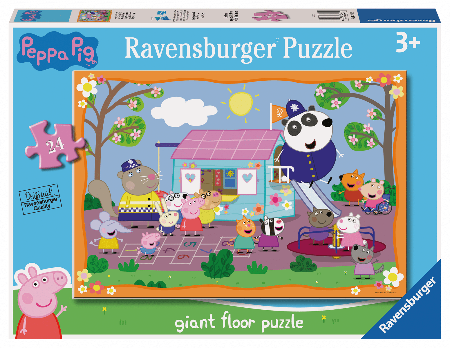 Ravensburger - Ravensburger Kinderpuzzle 03141 - Peppa Pigs Clubhouse - Bodenpuzzle mit 24 großen Puzzleteilen, für Peppa Wutz-Fans ab 3 Jahren Ravensburger - Ravensburger Kinderpuzzle 03141 - Peppa Pigs Clubhouse - Bodenpuzzle mit 24 großen Puzzleteilen, für Peppa Wutz-Fans ab 3 Jahren