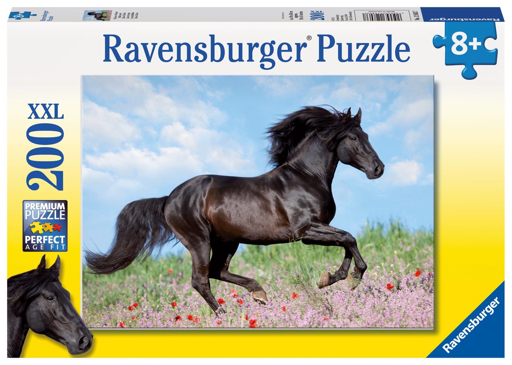 Ravensburger - Puzzle 100 Teile Schwarzer Hengst Ravensburger - Puzzle 100 Teile Schwarzer Hengst