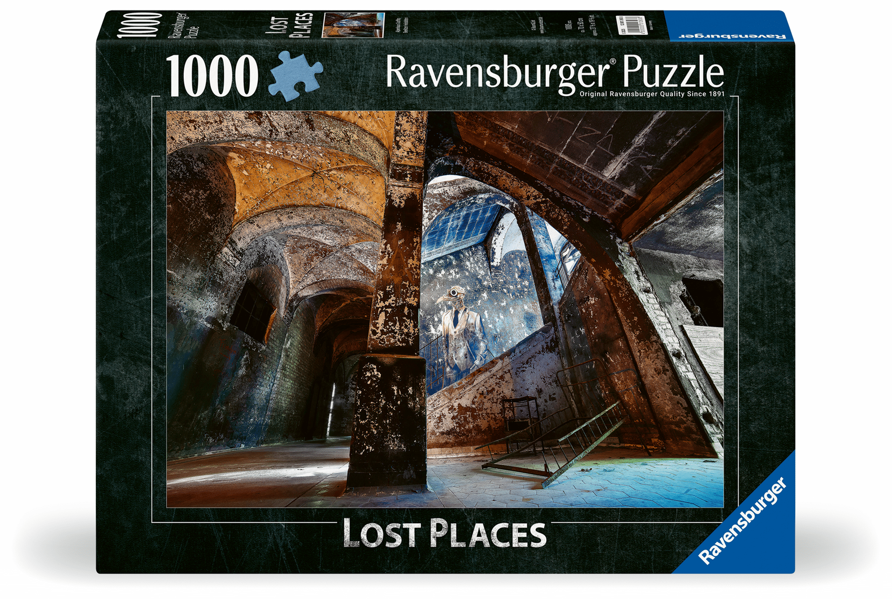 Ravensburger - Puzzle 1000 Teile - Alpenhaus Graffito Beelitzer Heilstätten Ravensburger - Puzzle 1000 Teile - Alpenhaus Graffito Beelitzer Heilstätten