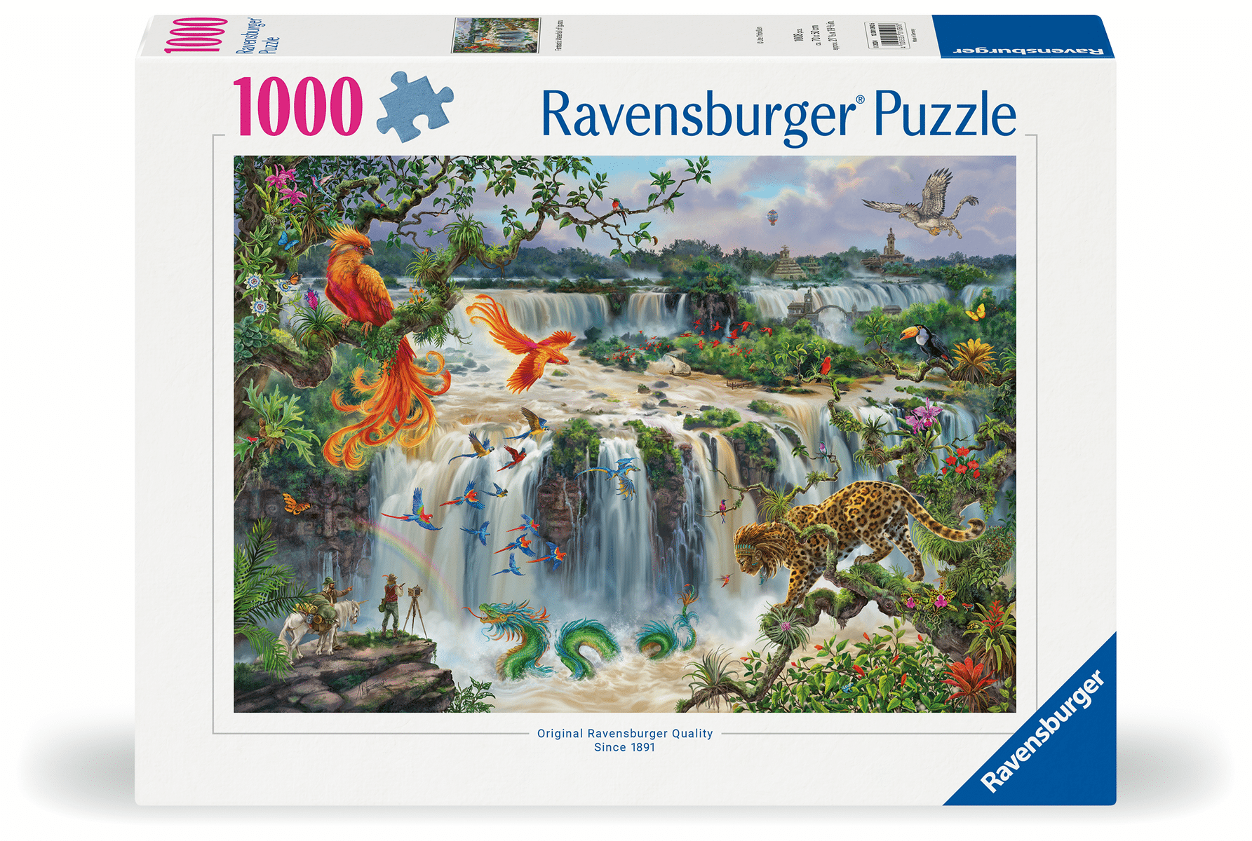 Ravensburger - Puzzle 1000 Teile - Fantastischer Wasserfall von Iguazú Ravensburger - Puzzle 1000 Teile - Fantastischer Wasserfall von Iguazú