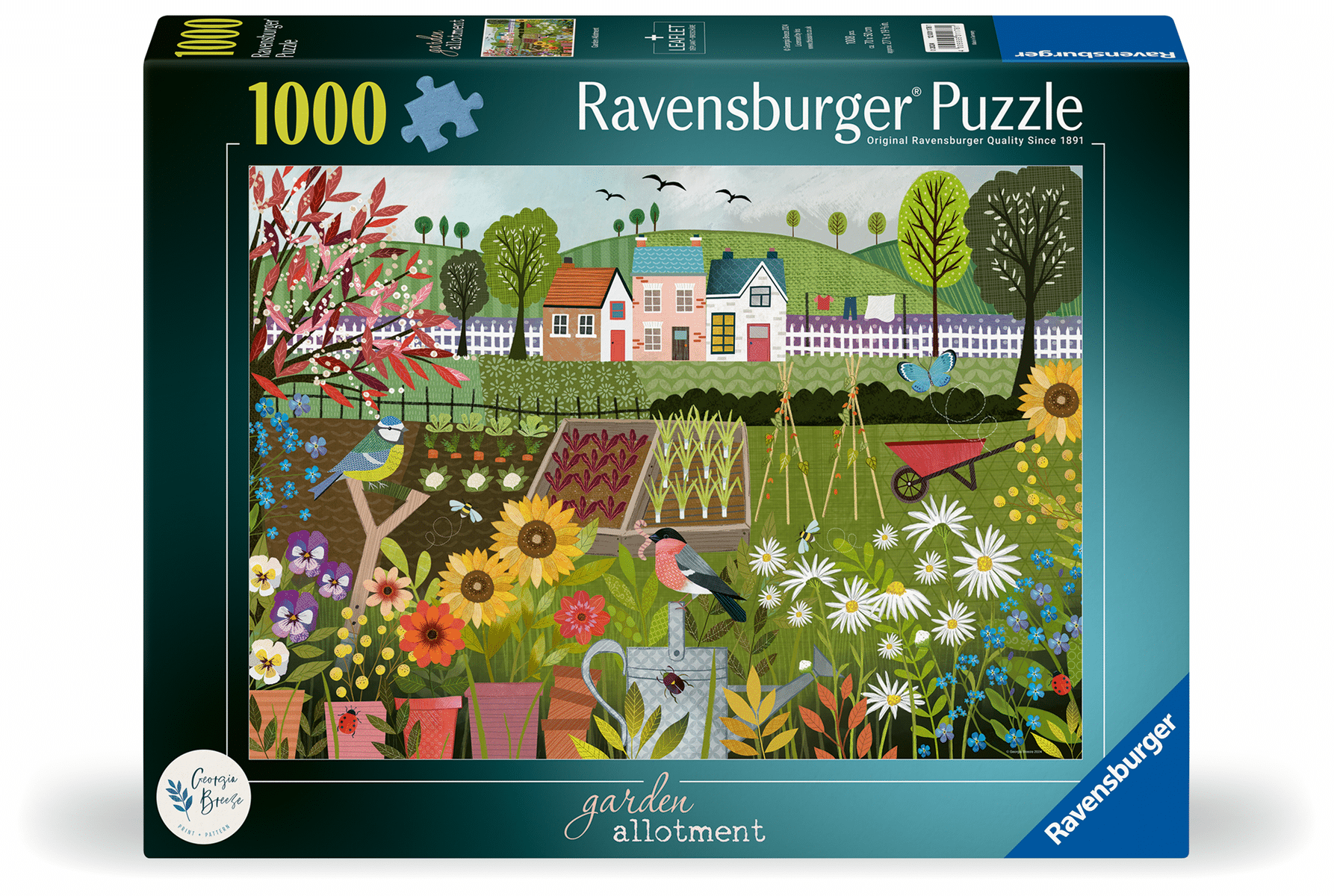 Ravensburger - Puzzle 1000 Teile - Schrebergarten Ravensburger - Puzzle 1000 Teile - Schrebergarten